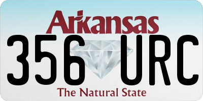 AR license plate 356URC