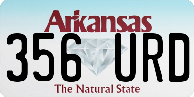 AR license plate 356URD
