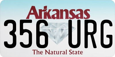 AR license plate 356URG