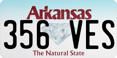 AR license plate 356VES