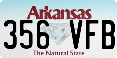 AR license plate 356VFB