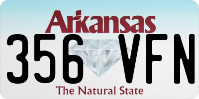 AR license plate 356VFN