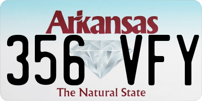 AR license plate 356VFY