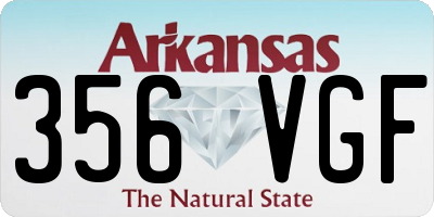 AR license plate 356VGF