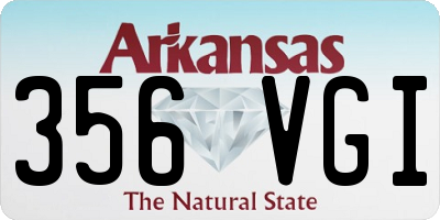 AR license plate 356VGI