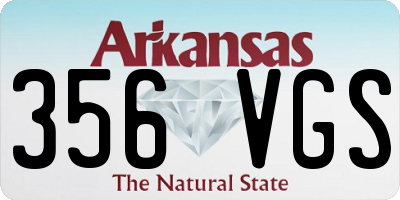 AR license plate 356VGS