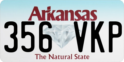 AR license plate 356VKP
