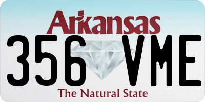 AR license plate 356VME