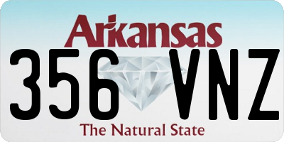 AR license plate 356VNZ