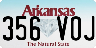 AR license plate 356VOJ