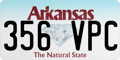 AR license plate 356VPC