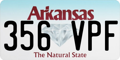 AR license plate 356VPF