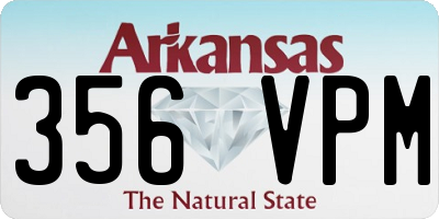 AR license plate 356VPM