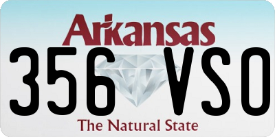 AR license plate 356VSO