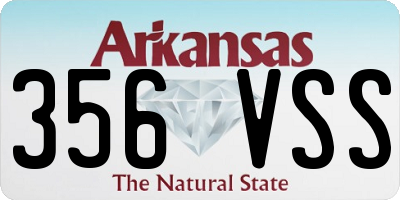 AR license plate 356VSS