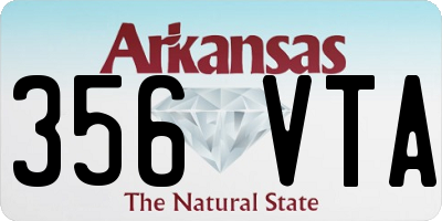 AR license plate 356VTA