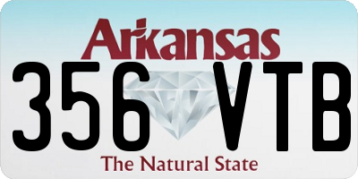 AR license plate 356VTB