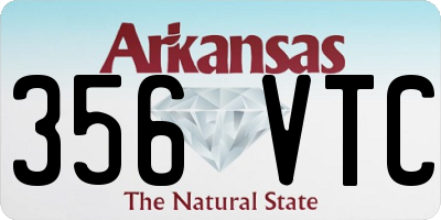 AR license plate 356VTC