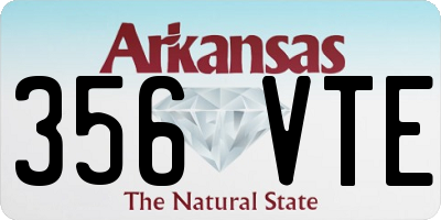 AR license plate 356VTE