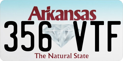 AR license plate 356VTF