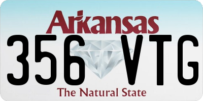 AR license plate 356VTG