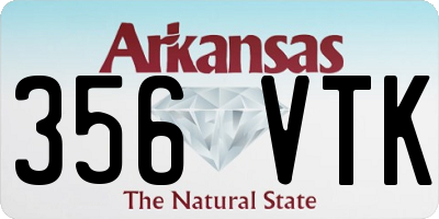 AR license plate 356VTK