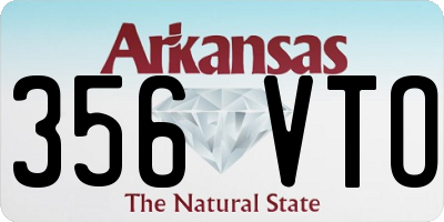AR license plate 356VTO