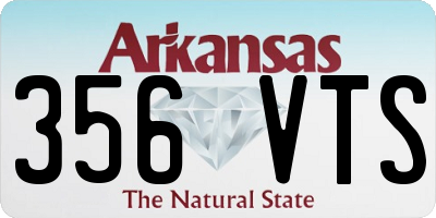 AR license plate 356VTS