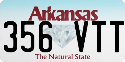 AR license plate 356VTT