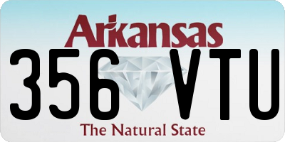 AR license plate 356VTU