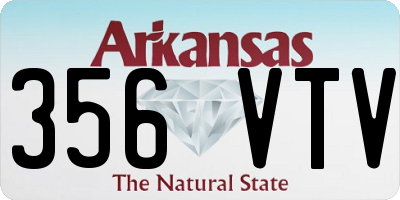AR license plate 356VTV