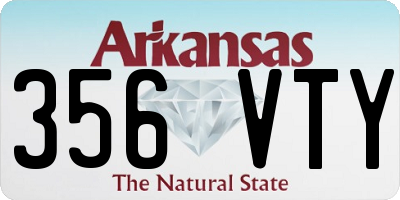 AR license plate 356VTY