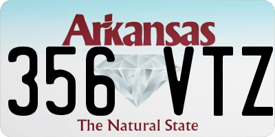 AR license plate 356VTZ