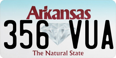 AR license plate 356VUA