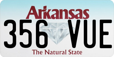 AR license plate 356VUE
