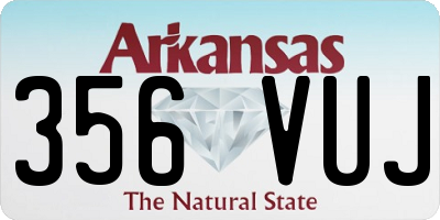 AR license plate 356VUJ