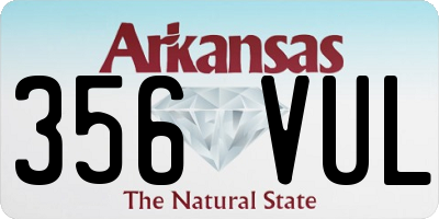 AR license plate 356VUL