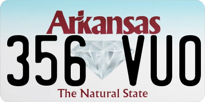 AR license plate 356VUO