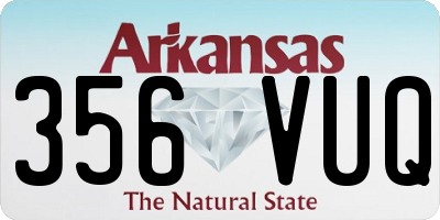 AR license plate 356VUQ