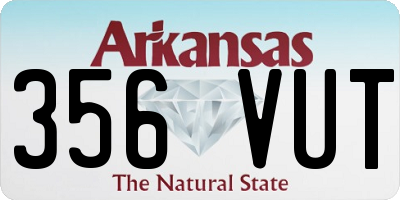 AR license plate 356VUT