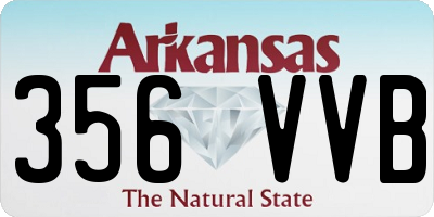 AR license plate 356VVB