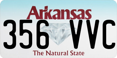 AR license plate 356VVC