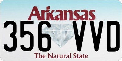 AR license plate 356VVD