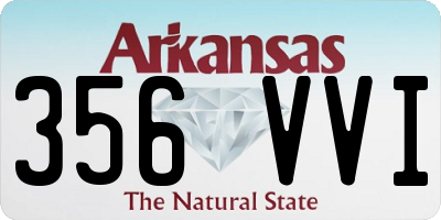 AR license plate 356VVI