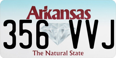 AR license plate 356VVJ