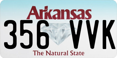 AR license plate 356VVK