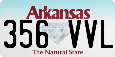 AR license plate 356VVL