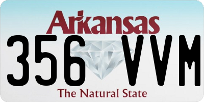 AR license plate 356VVM