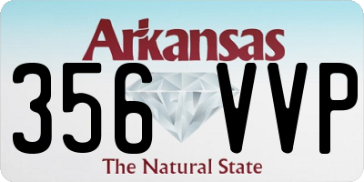 AR license plate 356VVP