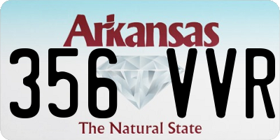 AR license plate 356VVR